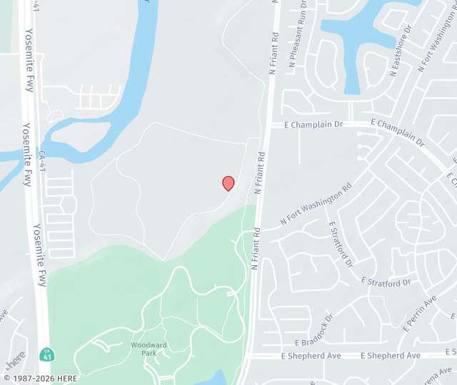 Location Map: 9447 N Fort Fresno, CA 93730